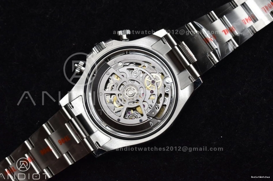 Elegant Steel Rolex Daytona Black SL4801 Factory Movement Dial in 1051 904L SBF VS 1:1 126500 0205